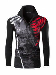 Men's Turndown Collar Quick-dry Long Sleeve Shirt