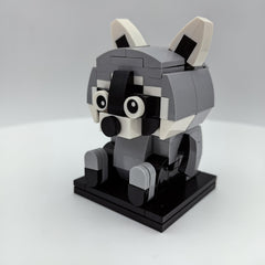 126pcs Creative Animal Series Building Blocks Raccoon Game Toy