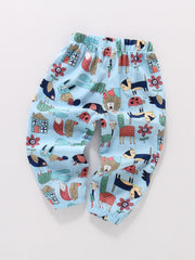 Toddler Girls Heart Graphic Trousers Elastic Waist Casual Jogger Pants