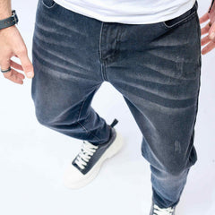 Men's Slim Fit Distressed Denim Jeans