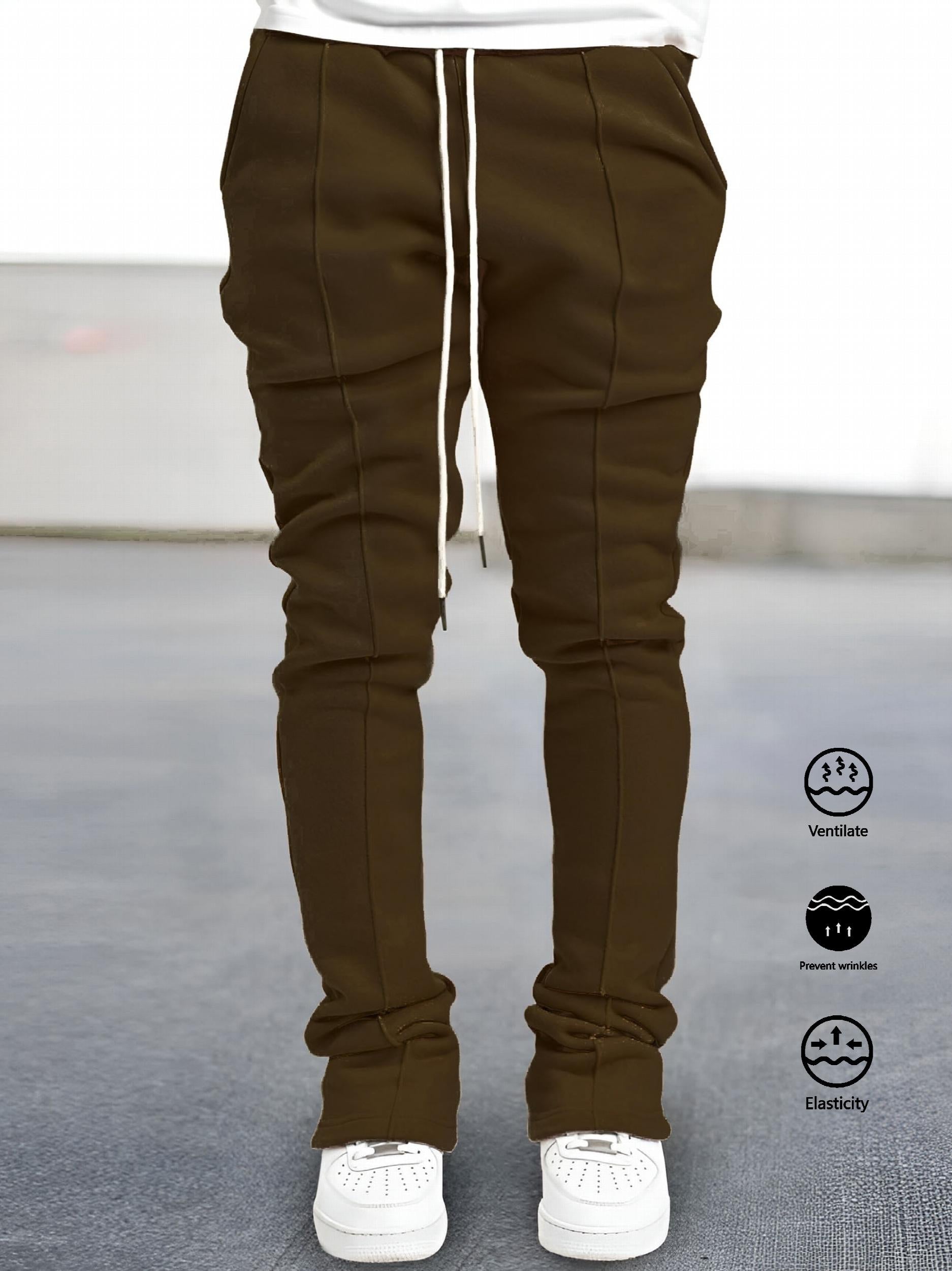 Men's Comfy Breathable Pants Drawstring Hip Hop Clothing