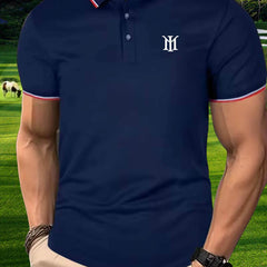 Symbol Pattern Men's Custom Fit Polo Shirt