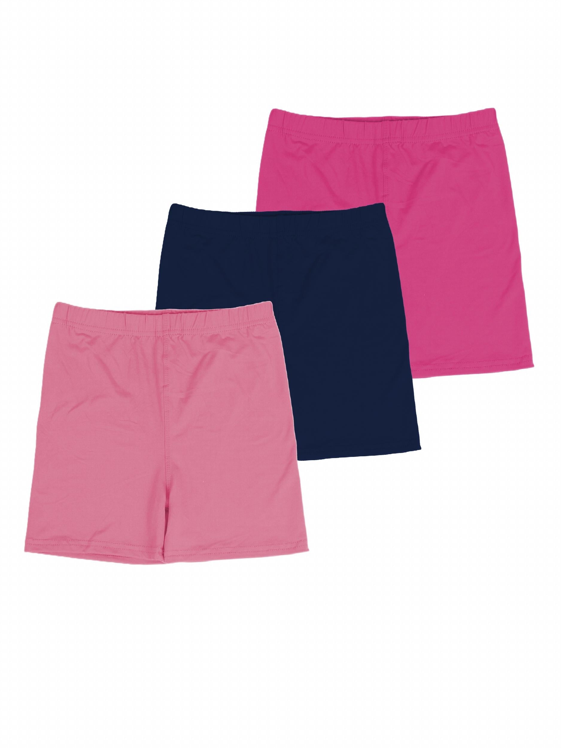3-pack Little Girl Shorts for Toddlers Girls - Soft and Breathable Dance Shorts