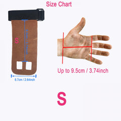 Leather Gymnastics Hand Grips 2 Holes For Men & Women