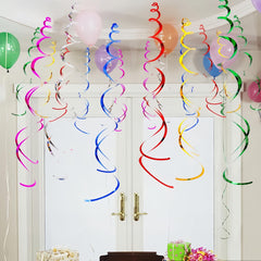 6pcs Hanging Streamers Sequin String Birthday Home Decor