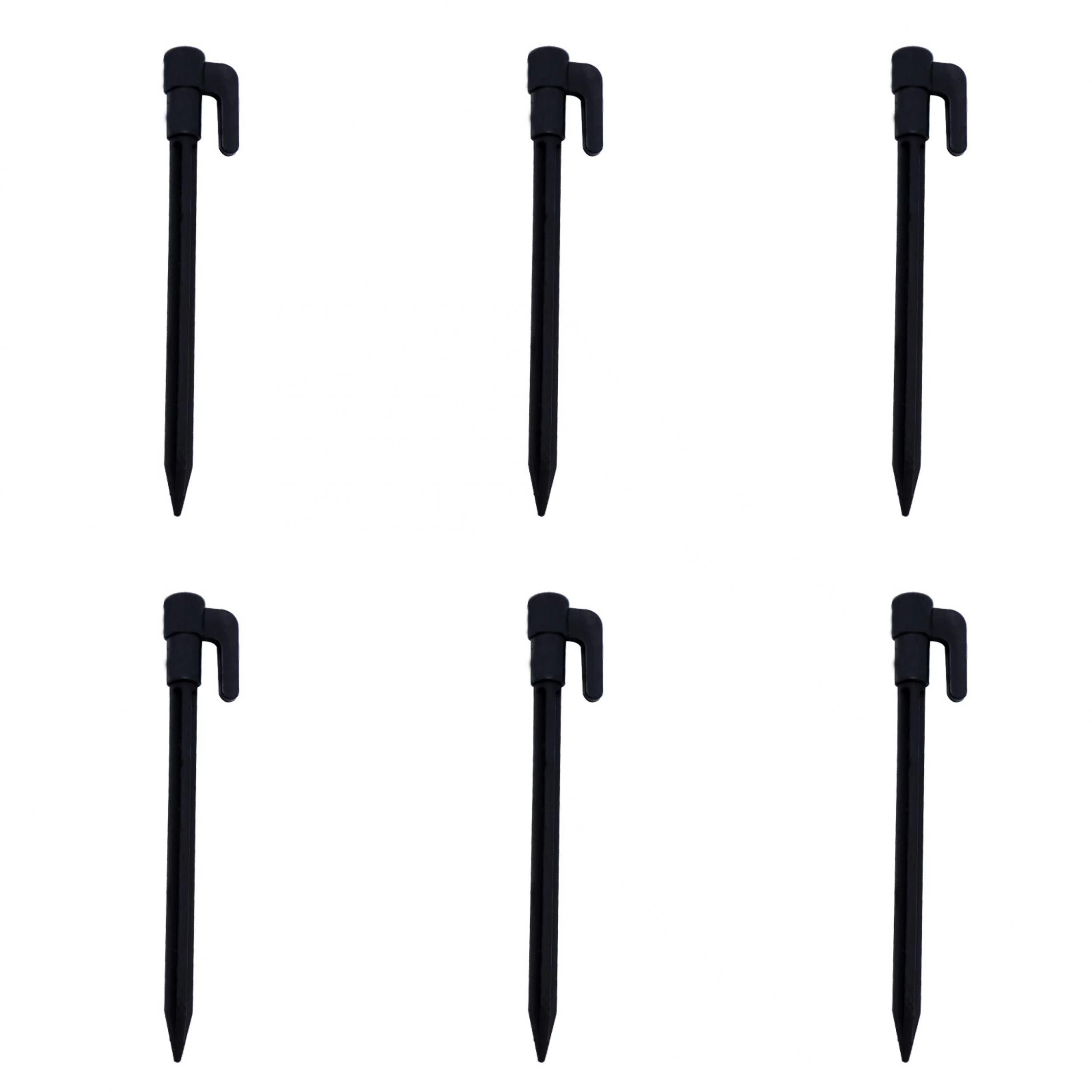 Plastic Ground Nail Garden Grass Cloth Weed Barrier Tent Landscape Anchors