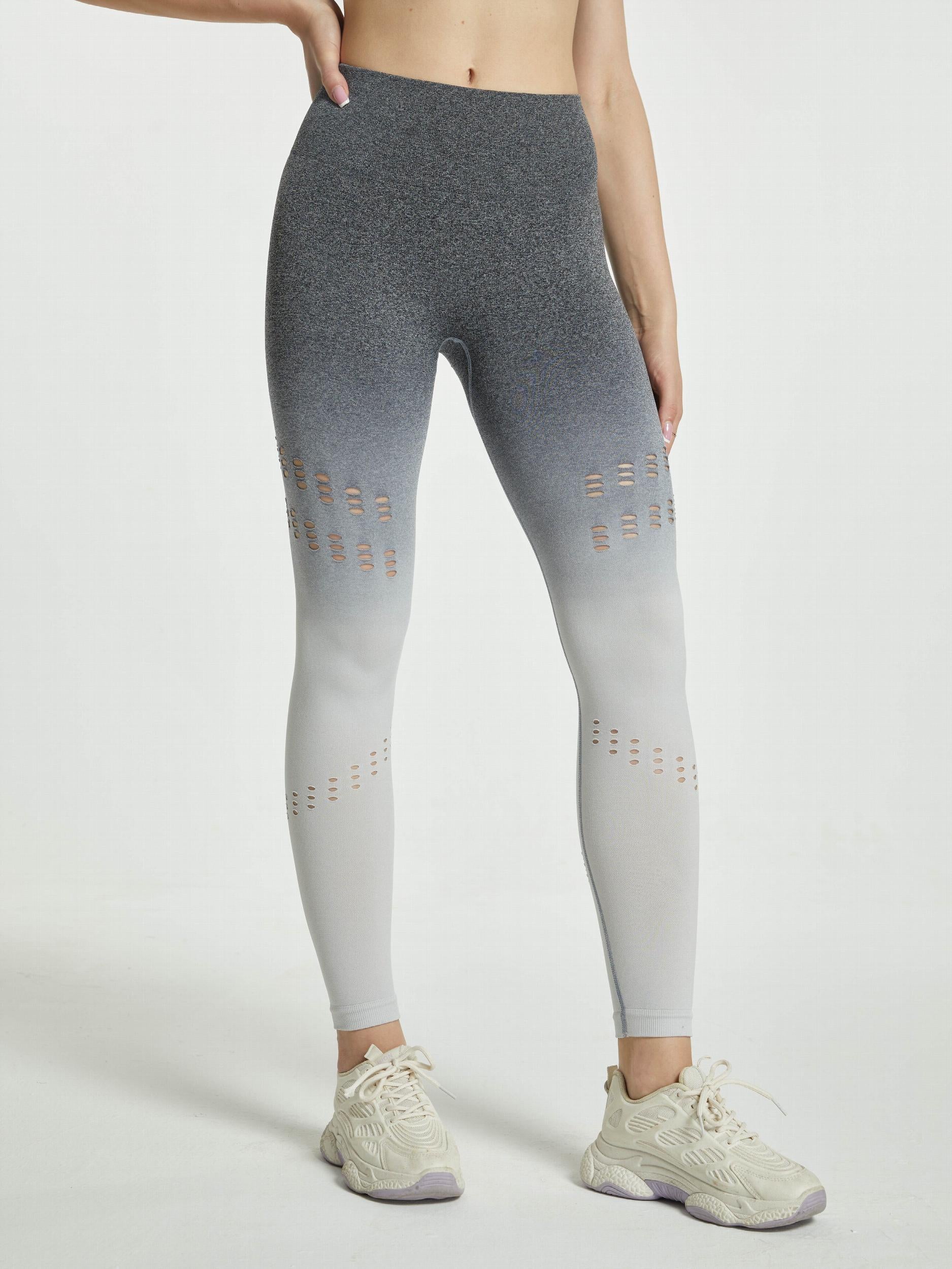 Ombre Fitness High Waist Leggings Yoga Workout Running Tight Pants Women