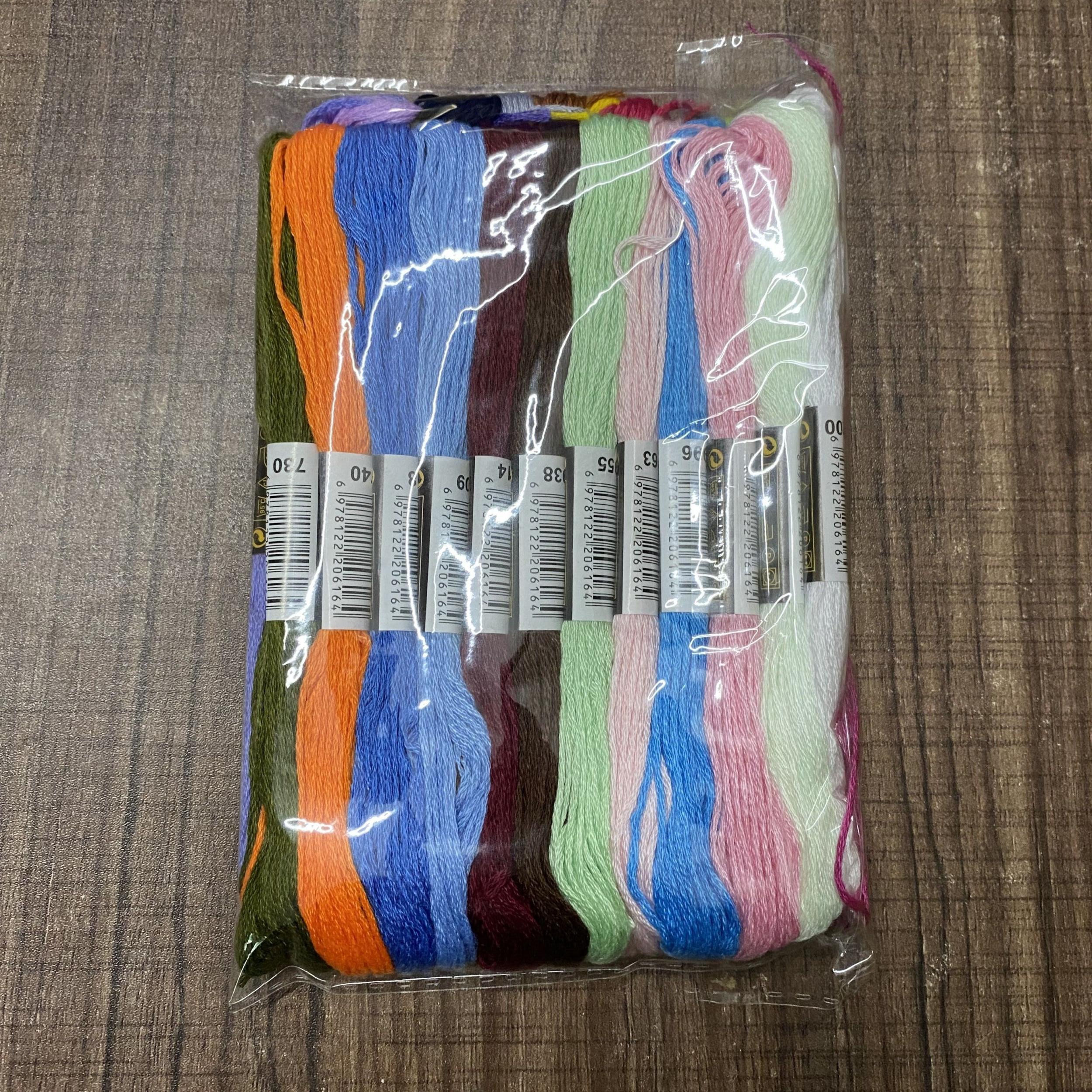 24pcs 24 Colors Cross Stitch Embroidery Thread Set