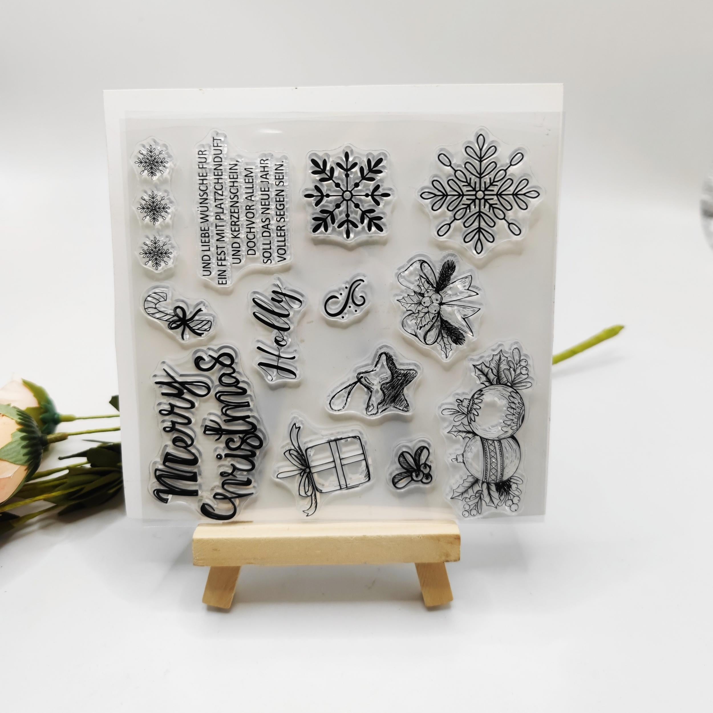 Christmas Snowflake Gift Stamp
