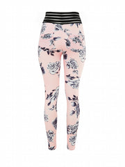 Floral Skinny Leggings High Waist Stretchy Women's Clothing