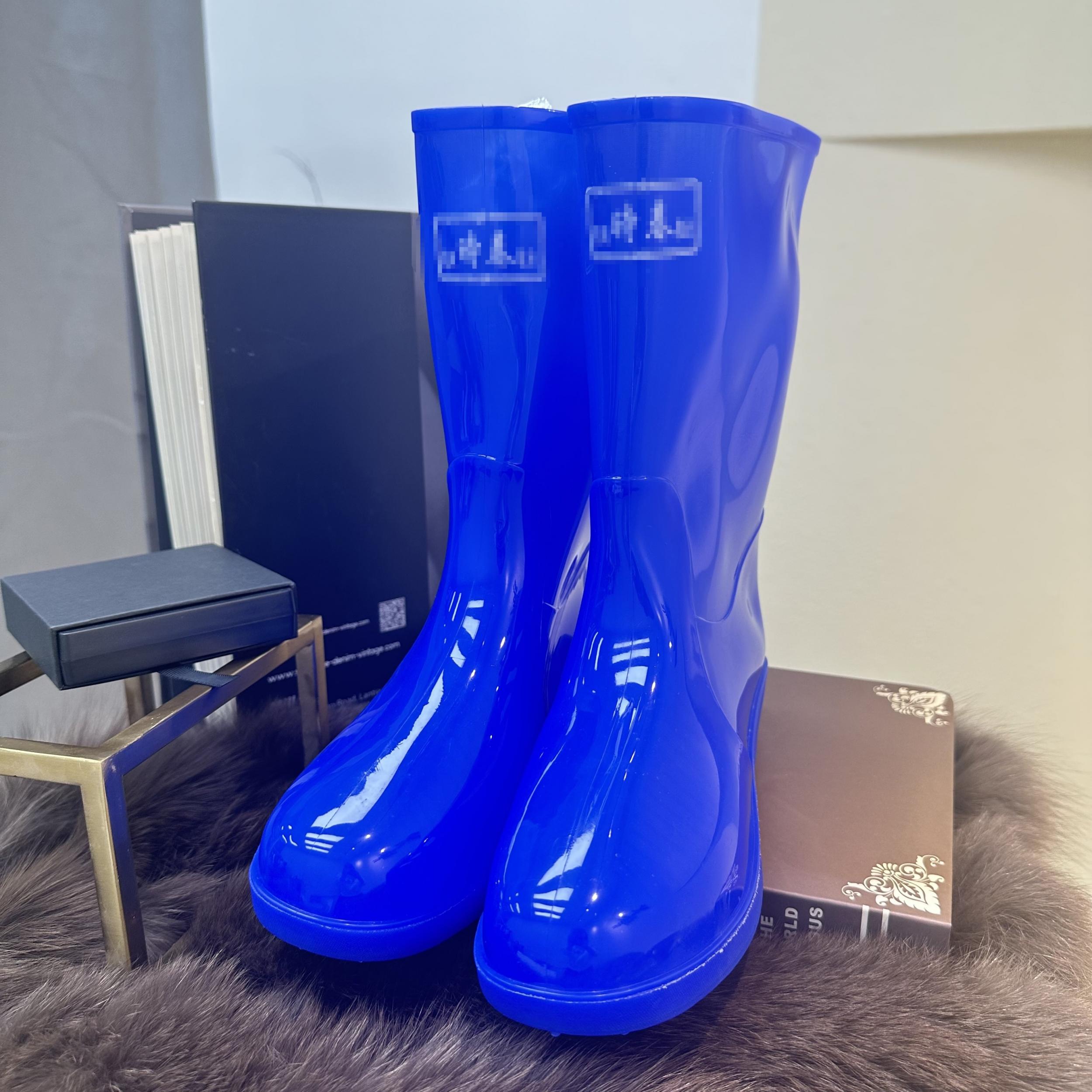 Women's High Top Waterproof Rain Boots Comfortable Non-Slip Outdoor Work Shoes