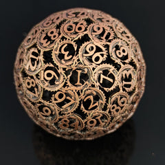 Metal Dragon Hollow D100 Sided Dice