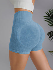 High Waist Hip Lifting Fitness Shorts for Women