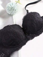 Lace Push Up Bra Comfy & Breathable Intimates Women's Lingerie