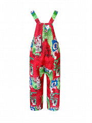 Casual Allover Print Button Detail Square Neck Wide Leg Jumpsuit