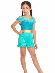 14Y Girls Princess Jumpsuit Halloween Christmas Holiday Trip Jumper