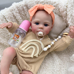 KEKEAIAI 17 inch Soft Body Reborn Baby Doll with Artisan Craftsmanship