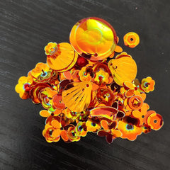 3g Holographic Pearl Glitters Flakes Beads for Art Craft Nail Decoration