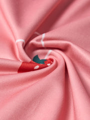 Women's Plus Heart & Strawberry Print Pajama Bottoms