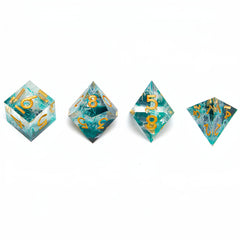7pcs Resin Dice Set For Cosplay Board Game Gift
