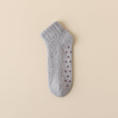 Cozy Fuzzy Socks Warm Crew Short Women's Stockings