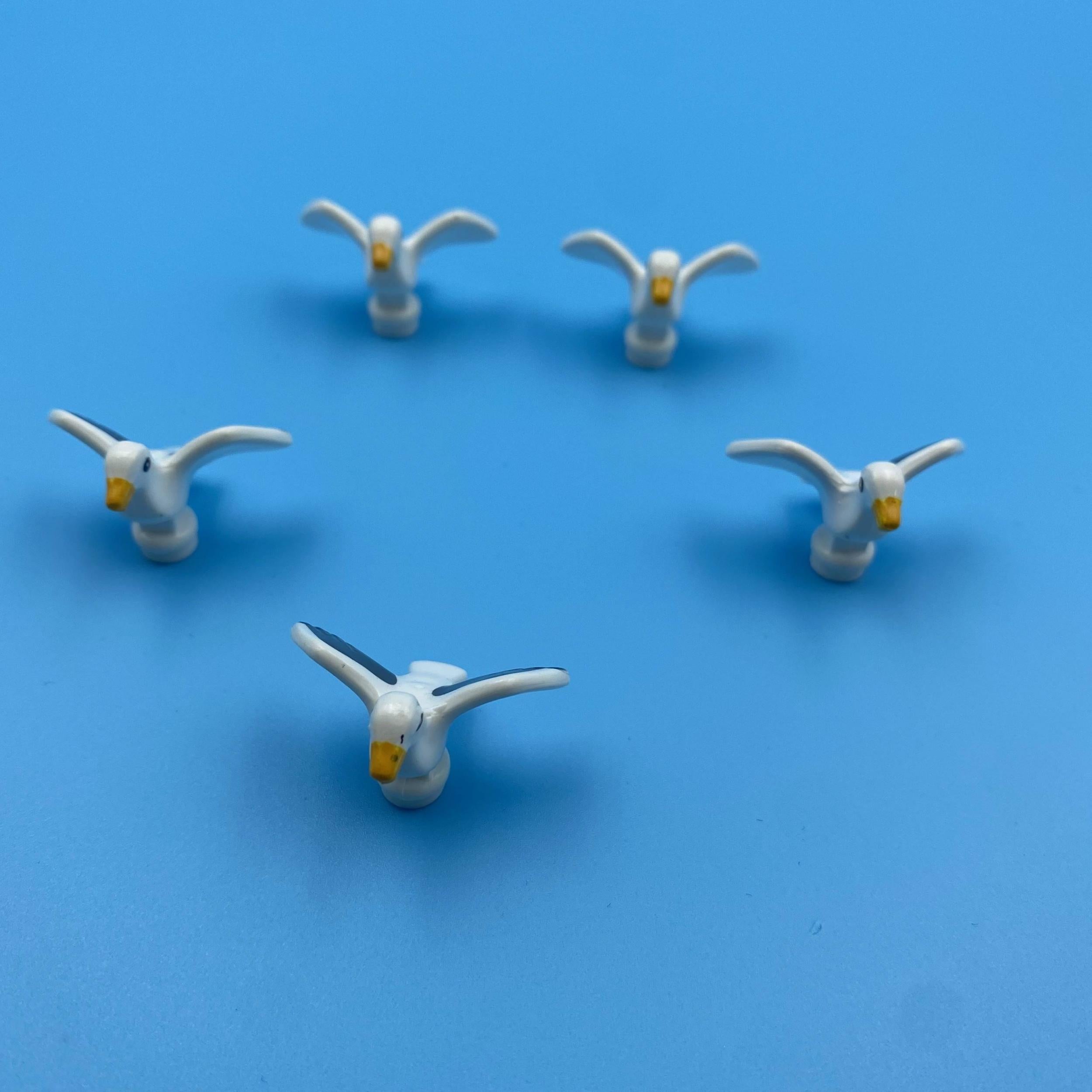 Animal Series Bird Figurines Seagulls Doves Sparrows Swallows DIY Scene Building