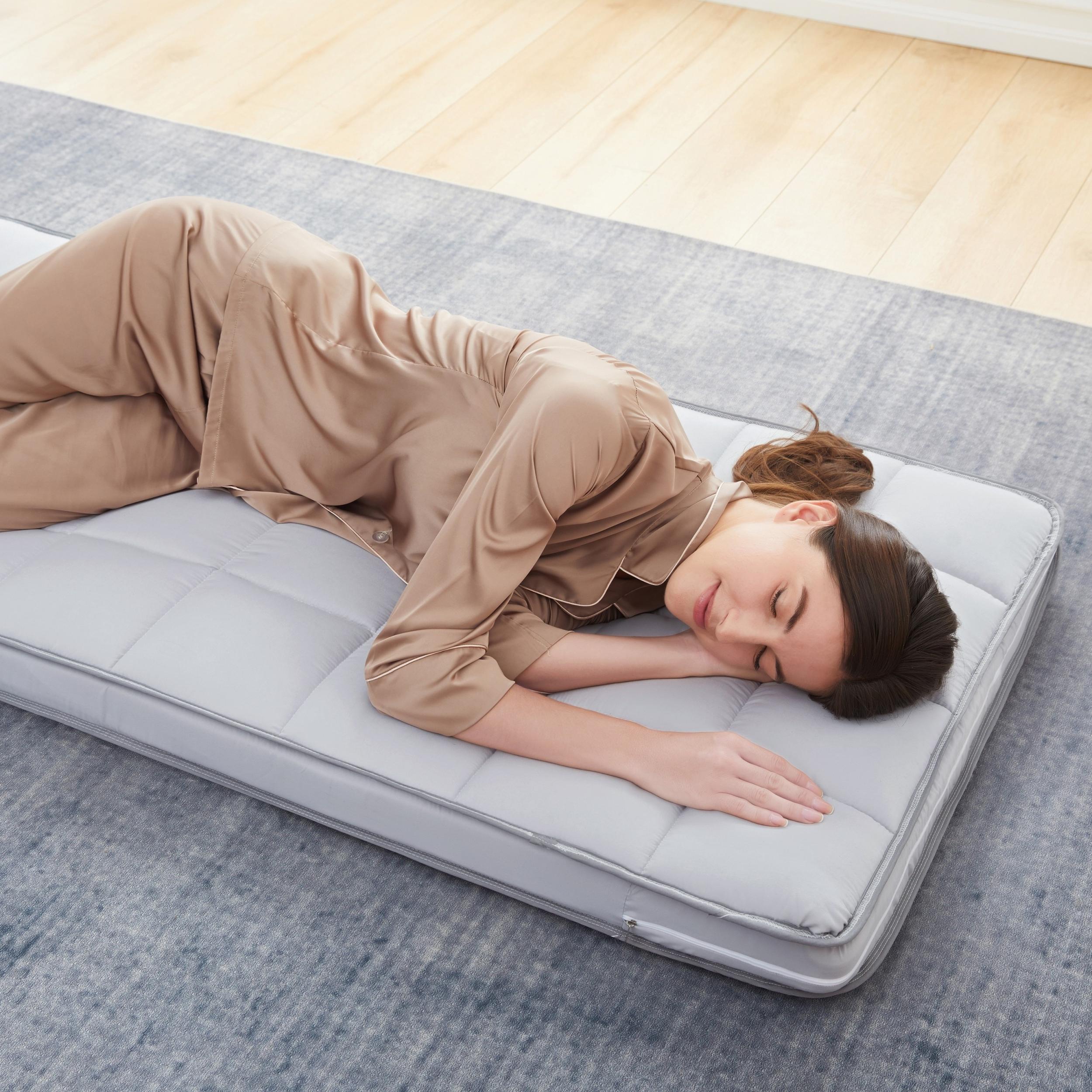 Jamdok Gel Infused Memory Foam Cot Mattress Topper Narrow Twin