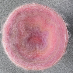 50g Gradient Wool Mohair Fine Wool Segment Dyed Yarn Ball