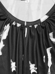 Tie Dye Wide Leg Cami Jumpsuit Casual Sleeveless Pockets Jumpsuit
