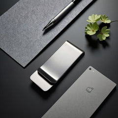 Personalized Stainless Steel Money Clip with Engraved Name