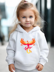 Phoenix Print 2pcs Girls Sports Outfits - Spring/Fall Outdoor Gift