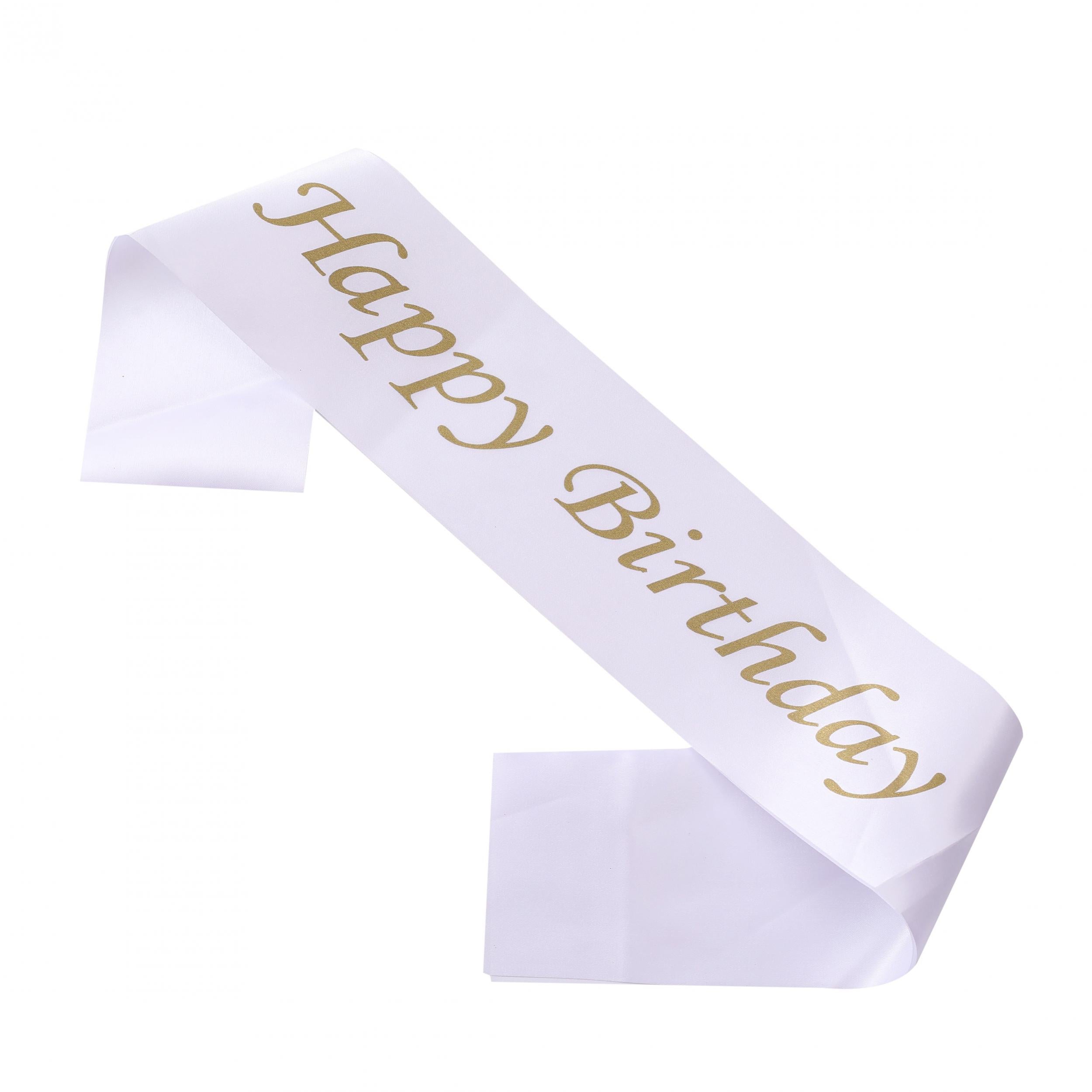 Happy Birthday Party Sash - Birthday Party Accessories