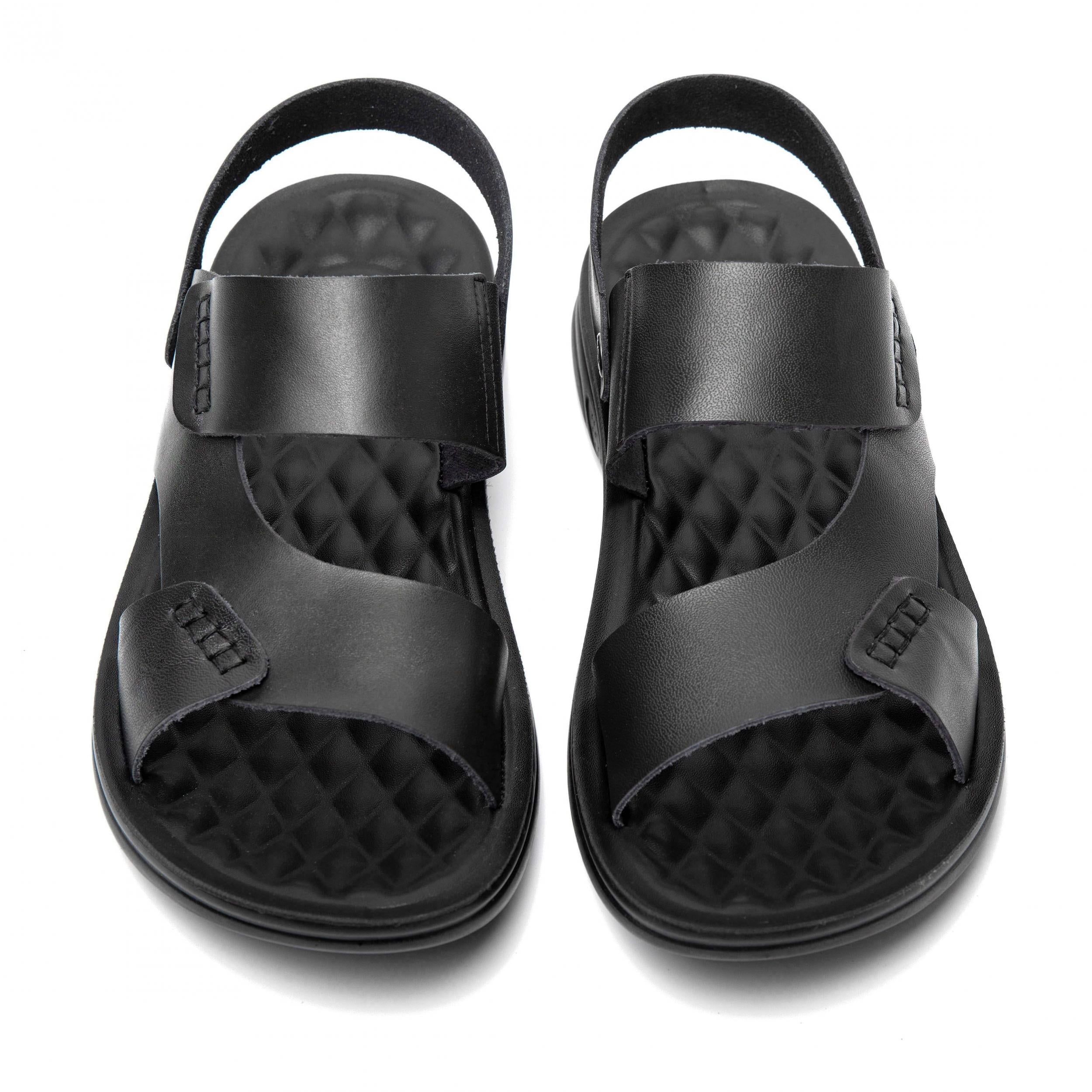 Men's Stitched Slip-On Slide Sandals - Assorted Colors