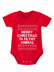Christmas Costume Newborn Baby Romper Short Sleeve Onesie