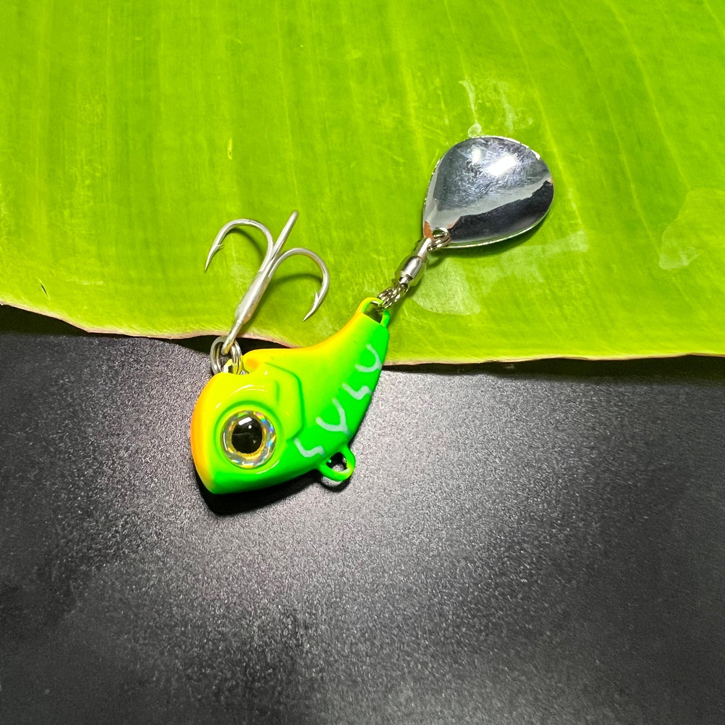 Metal Vibration Bait Spinner Spoon Fishing Lures Winter Fishing Hard Baits