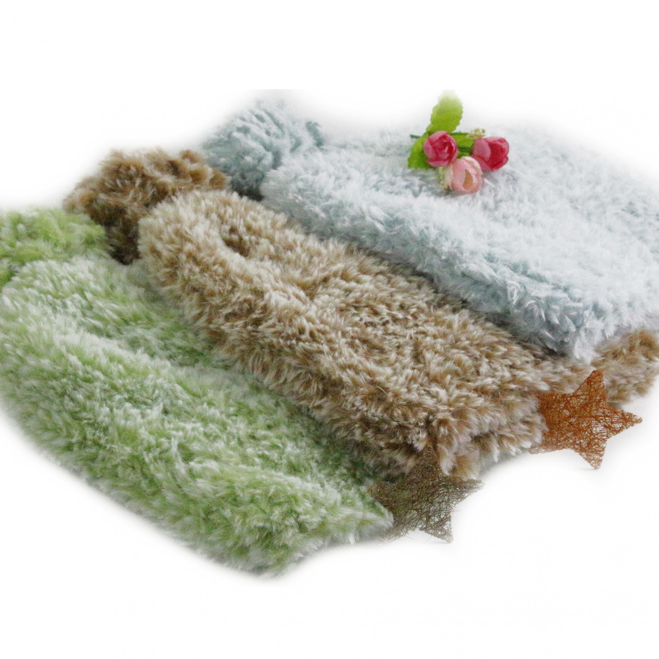 3pcs Soft Thick Mink Fur Faux Fur Eyelash Yarn 50g X 3
