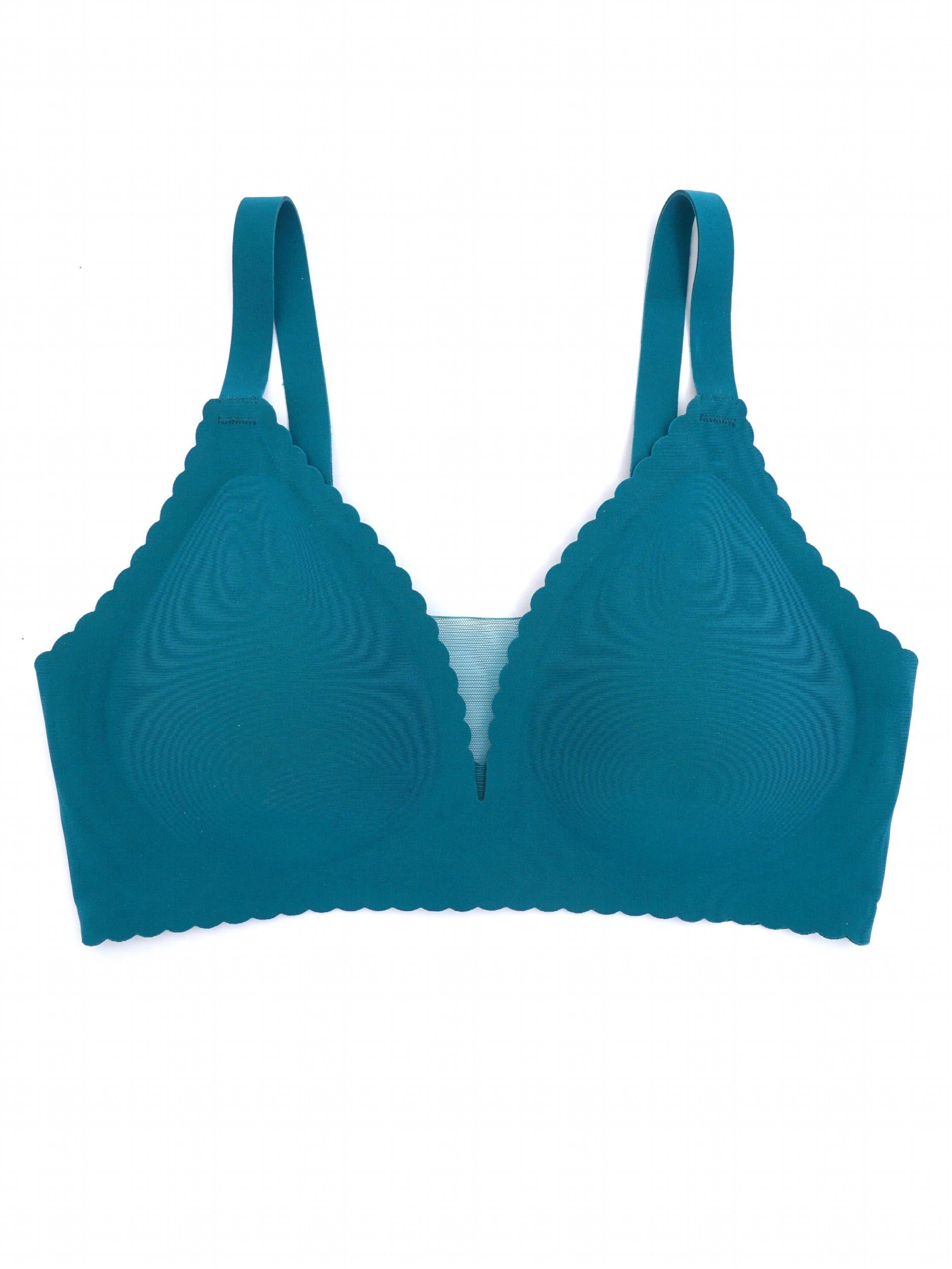 Solid Seamless Push Up Bra for Women