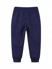 Boys Construction Car Embroidered Jogger Sweatpants