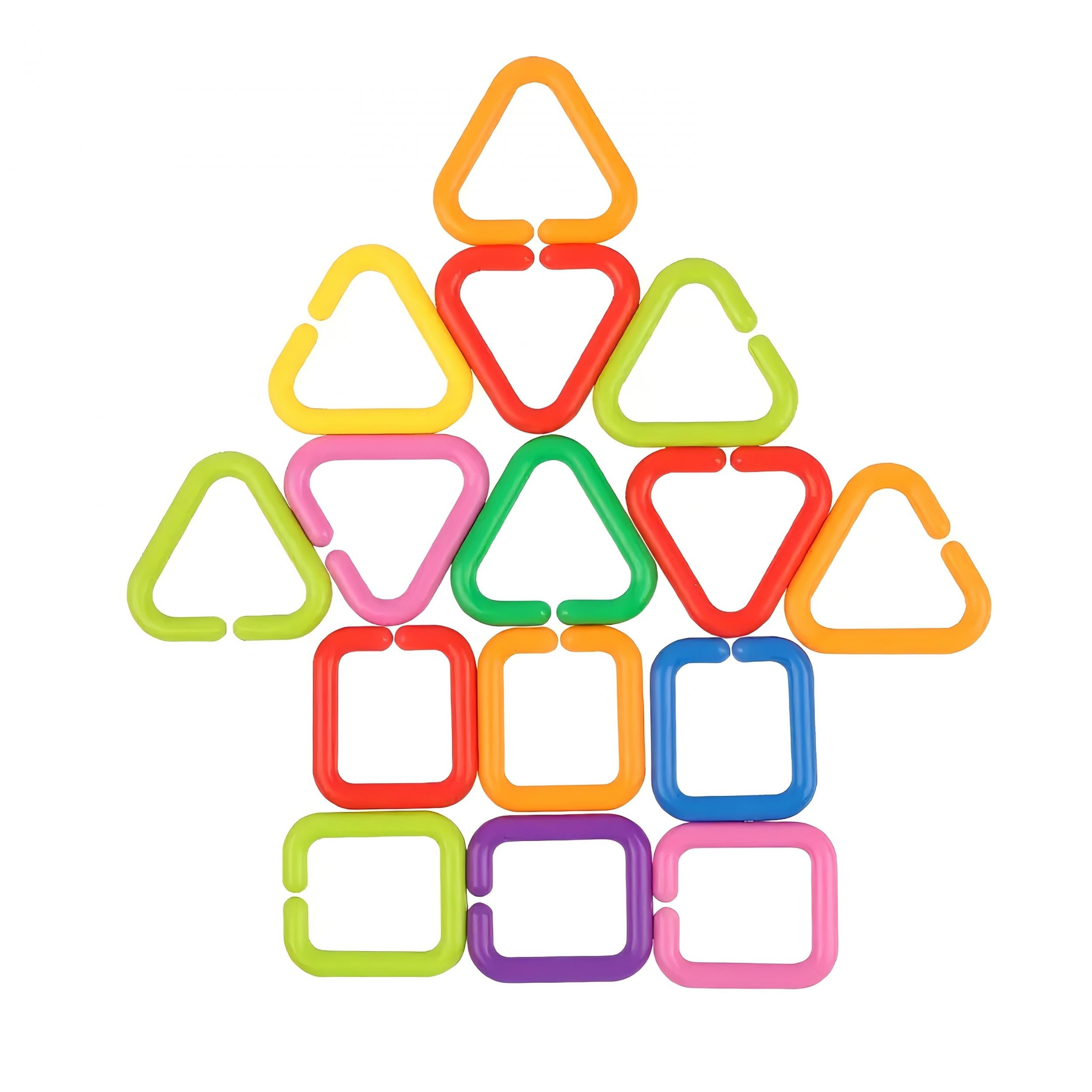 Geometric Chain Buckle Building Toy Set of 35 Educational Gift for Kids
