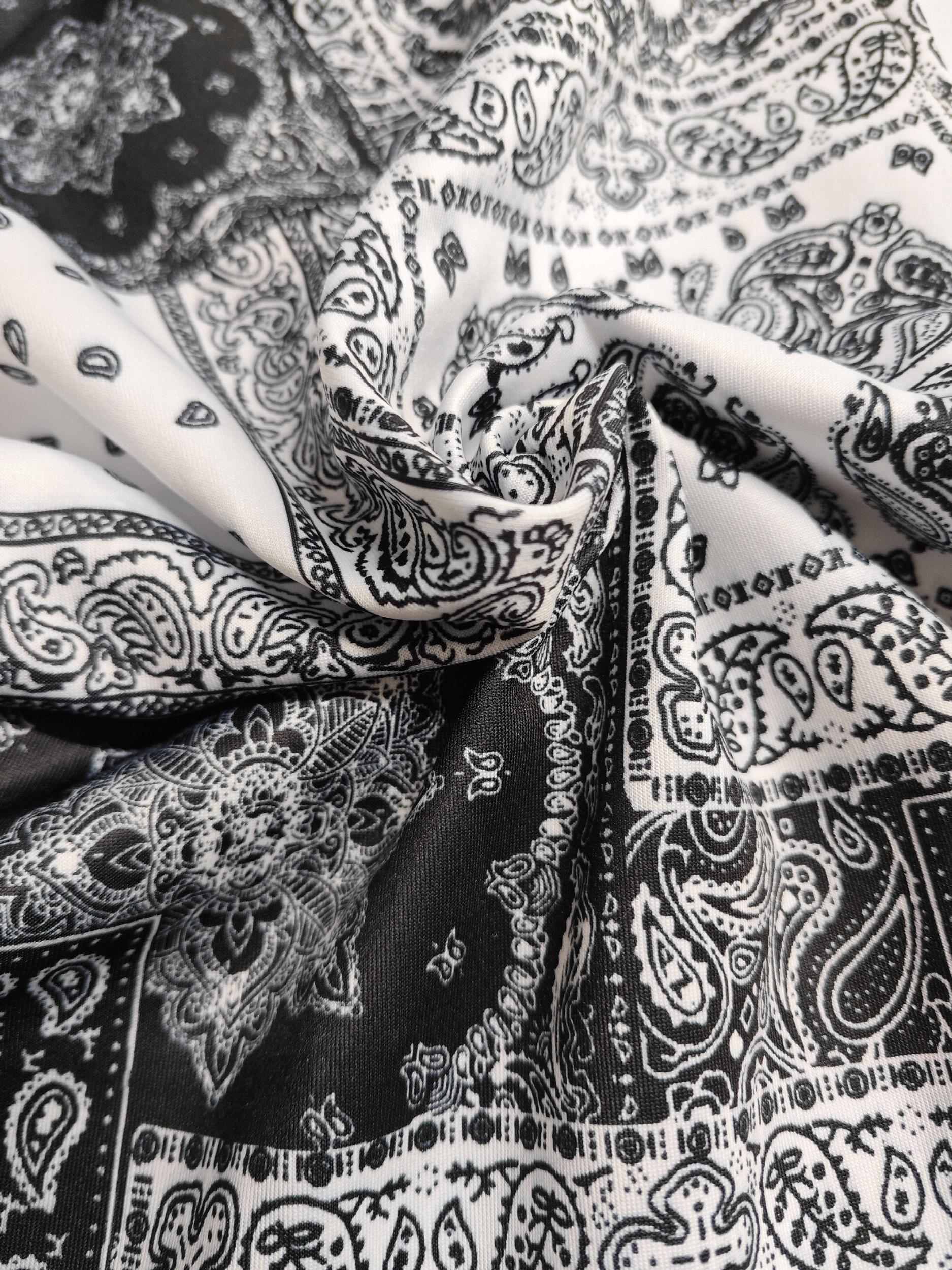 Paisley Pattern Drawstring Sweatpants Loose Fit Pants Men's Casual Joggers