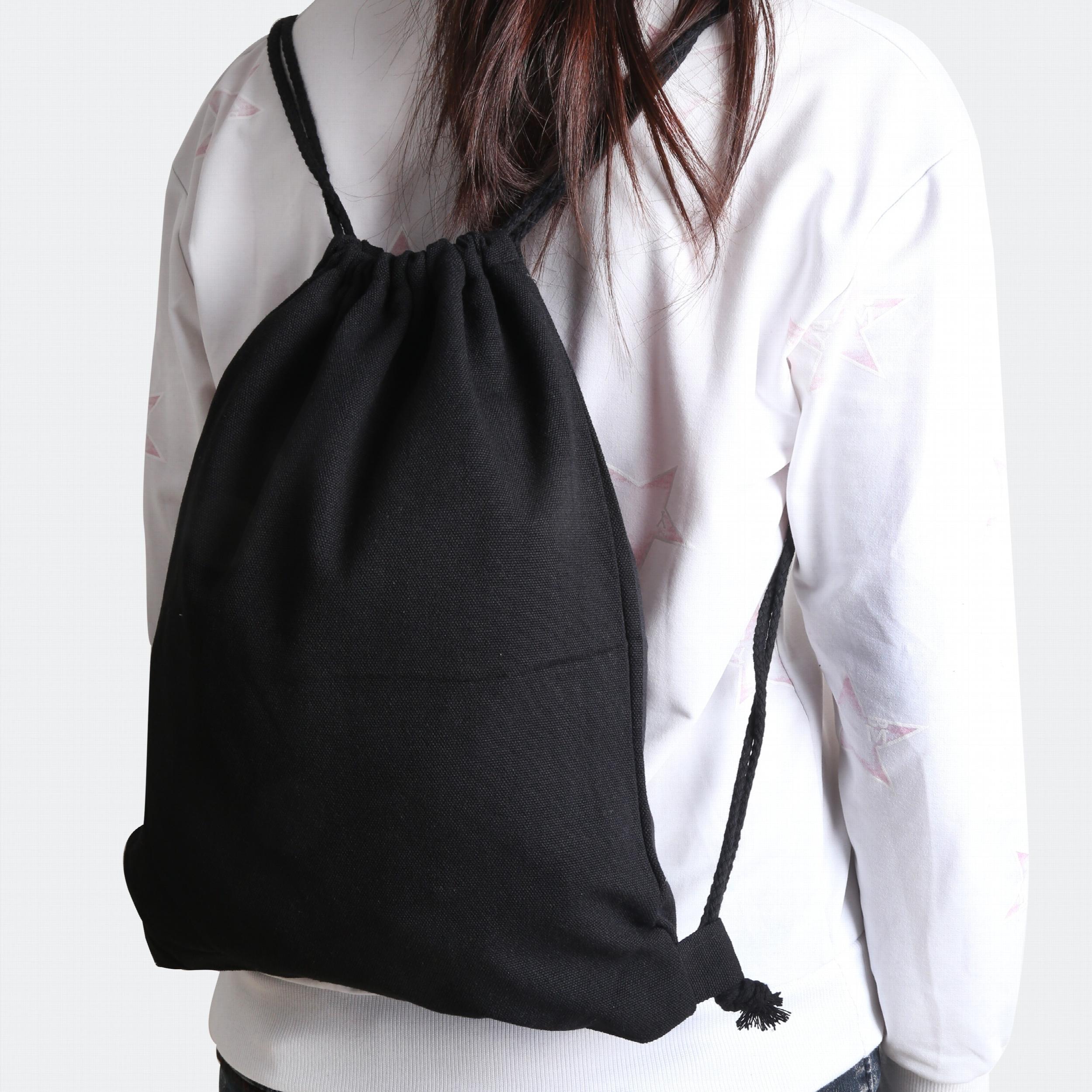 Canvas Drawstring Backpack for Outdoor Sport Riding & Hiking