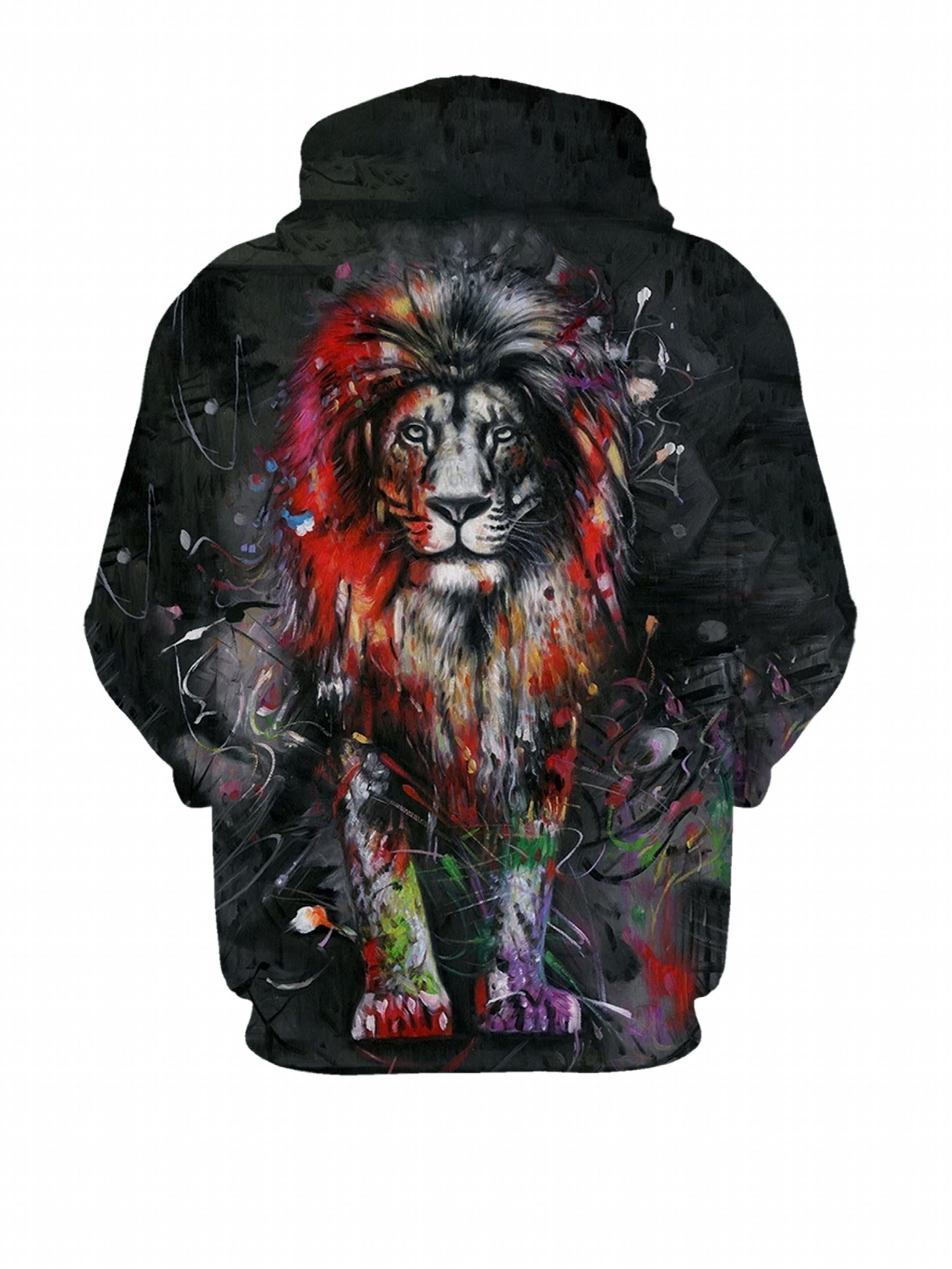 Eagle Print Hoodie Men's Graphic Sweatshirt