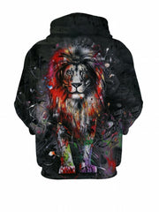 Eagle Print Hoodie Men's Graphic Sweatshirt