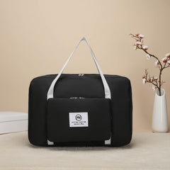 Foldable Large Capacity Duffle Bag Lightweight Weekender Carry On Luggage