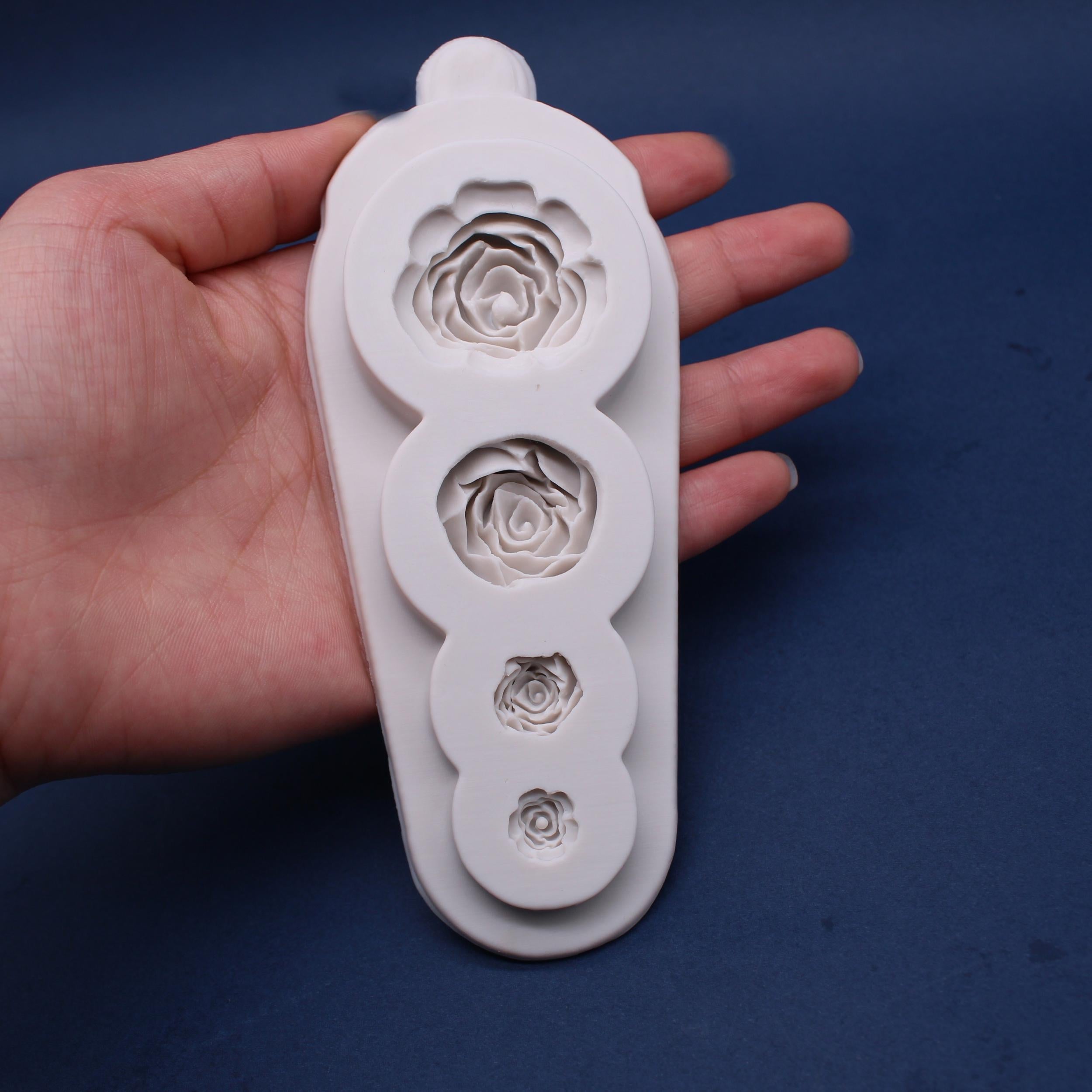 3D Silicone Rose Chocolate Mold for Cake Decorating Fondant Biscuit Candy Mold