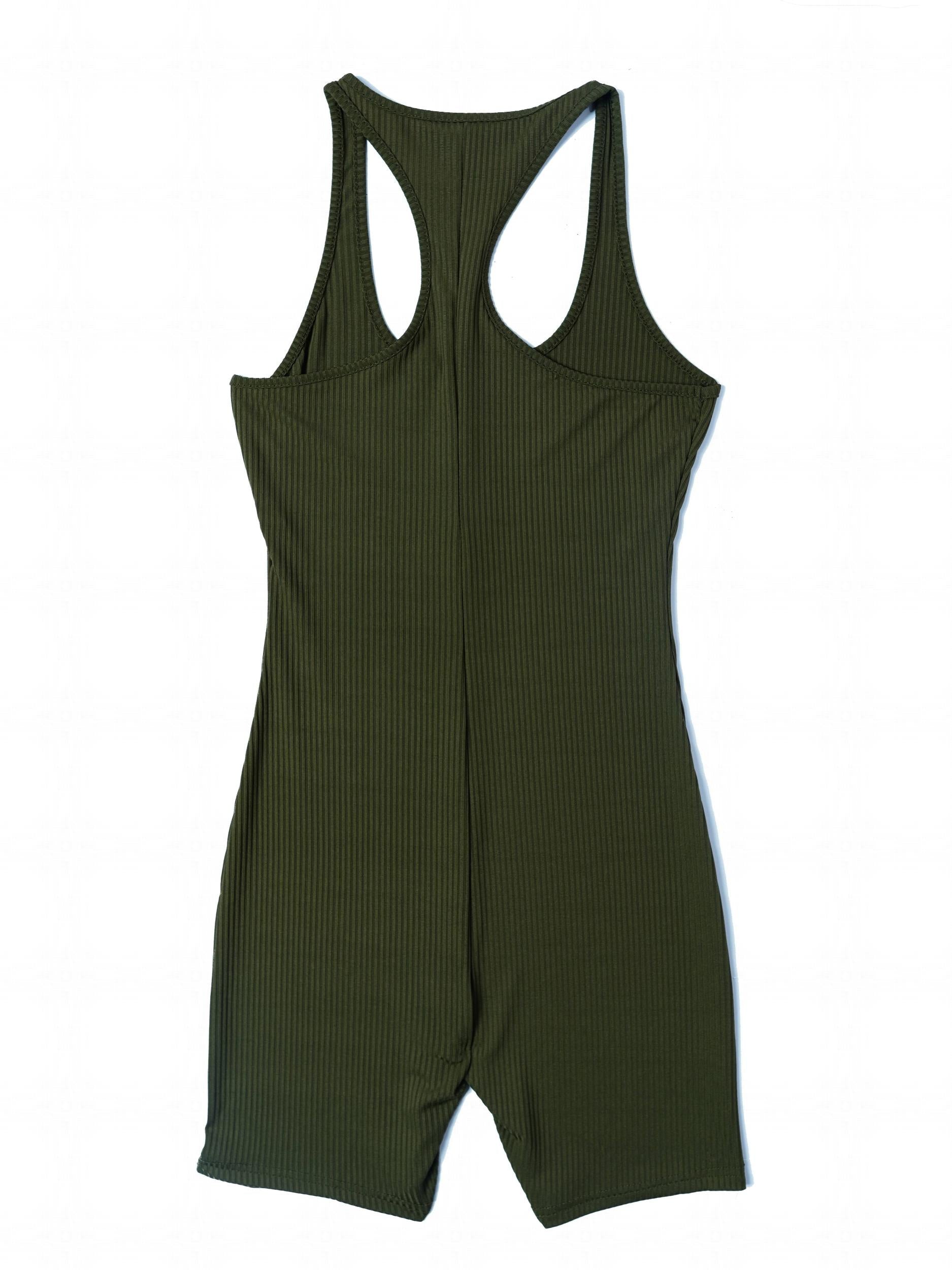 Sexy Sleeveless Romper Jumpsuit Women's Clothing