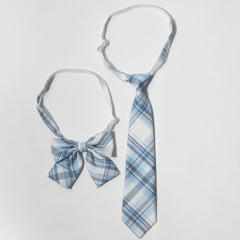 2pcs Plaid Bowtie Women Casual Bow Tie for Party Prom College Style