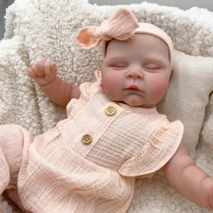iCradle Anime Themed 19 Inch Reborn Lifelike Doll with Hand Painted Hair