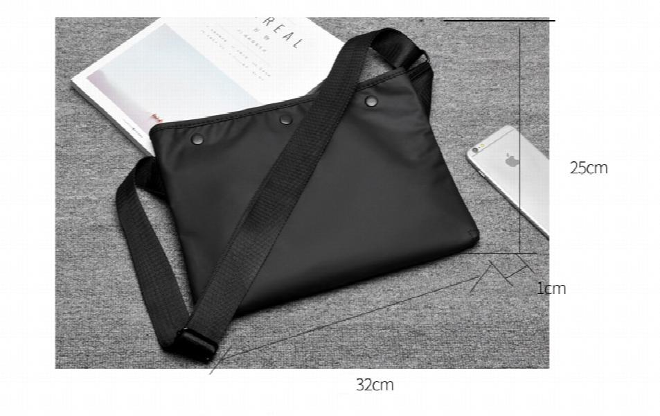 Men's Large Capacity Messenger Bag Oxford Casual Travel Shoulder Bag