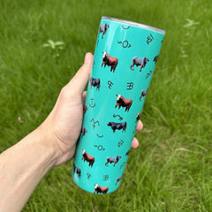 Cartoon Printed Stainless Steel Water Bottle 20oz Leakproof Insulation Cup